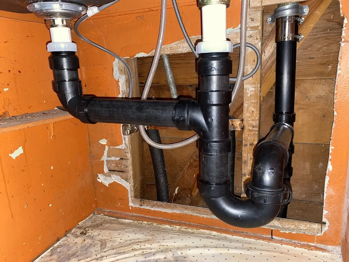 Professional Repiping Services equipment and tools on the job in Milford